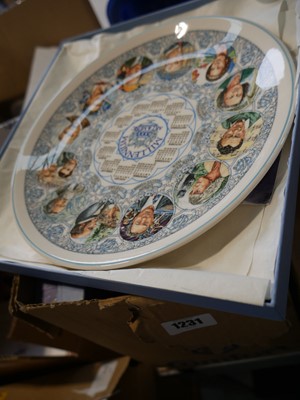 Lot 1231 - Quantity of boxed Wedgwood plates and fine...