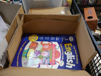 Lot 1237 - 2 boxes containing childrens workbooks