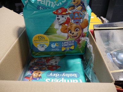 Lot 1241 - Boxed Quantity of Pampers Baby Dry nappies