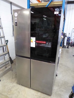 Lot 2551 - LG Thinq double door fridge with integrated...