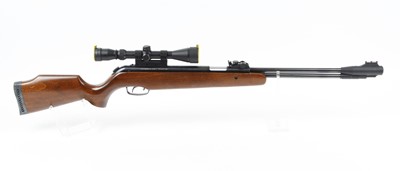 Lot 160 - .22 SMK XS38-1 underlever air rifle, red and...