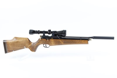 Lot 163 - .22 PCP air rifle, moderated barrel, bolt...