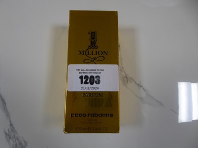 Lot 1203 - Paco Rabanne 1 million parfum 100ml