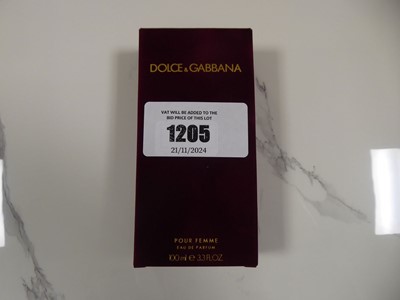 Lot 1205 - Dolce & Gabbana pour femme eau de parfum 100ml