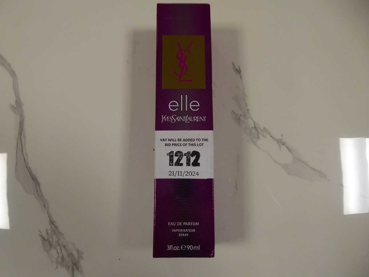 Lot 1212 - Yves Saint Laurent elle eau de parfum 90ml