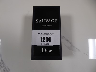 Lot 1214 - Dior sauvage eau de parfum 100ml