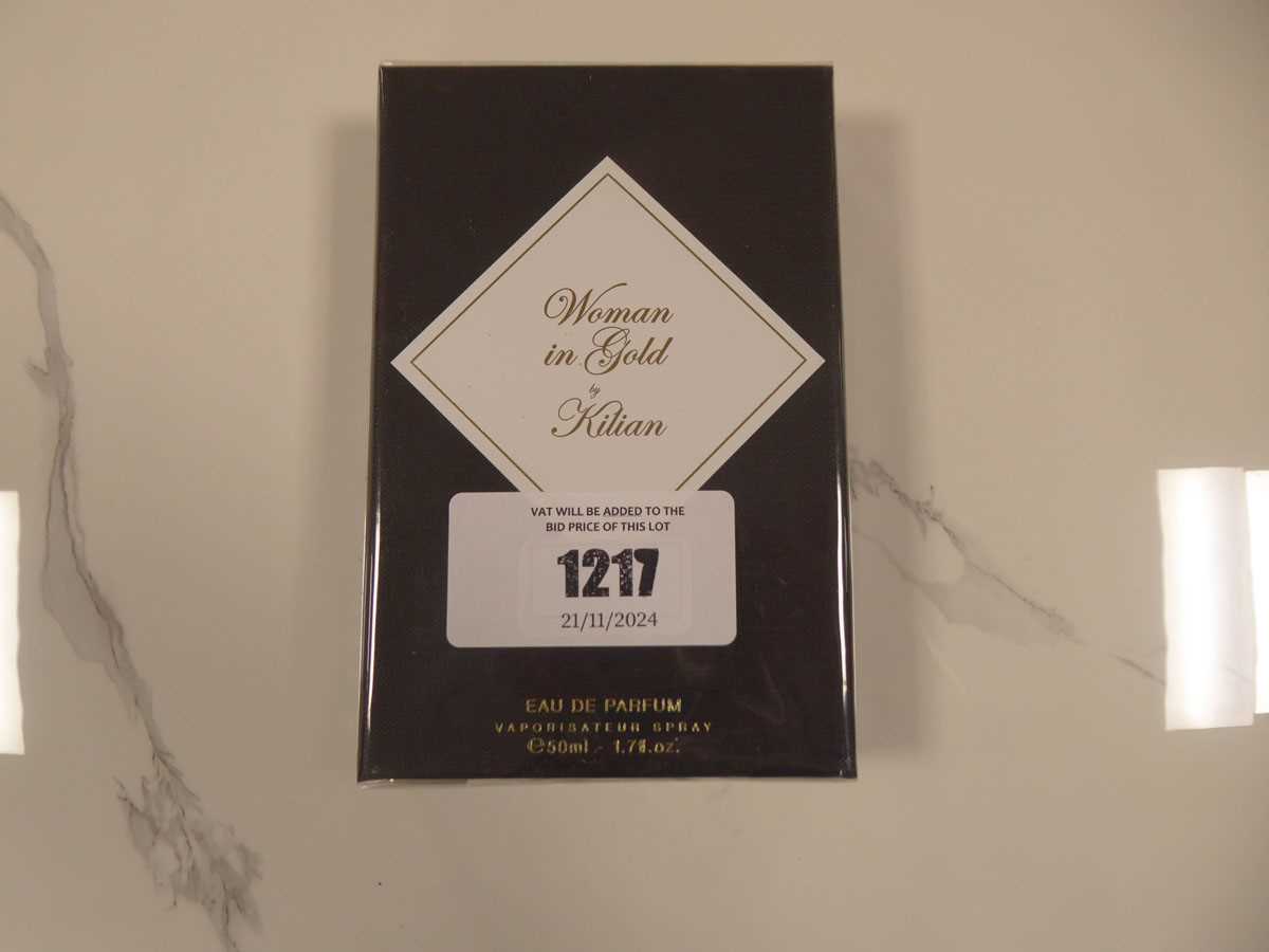 Lot 1217 - Kilian Paris woman in gold eau de parfum 50ml