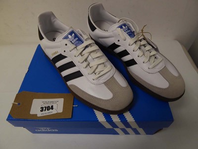 Lot 3704 - Boxed pair of men's Samba OG trainers,...