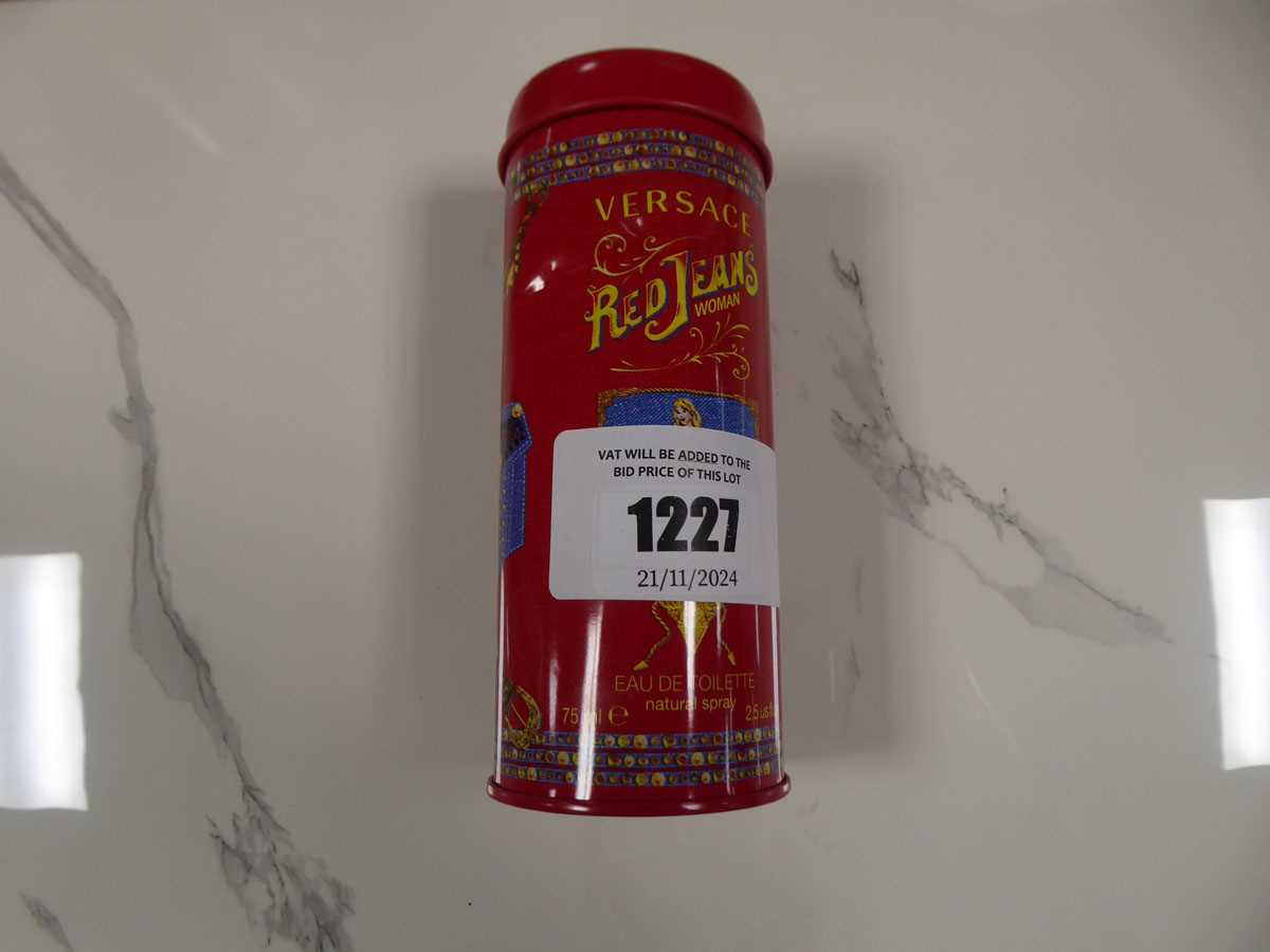 Lot 1227 - Versace red jeans woman eau de toilette 75ml