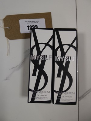 Lot 1233 - 2x Yves Saint Laurent myself eau de parfum 60ml