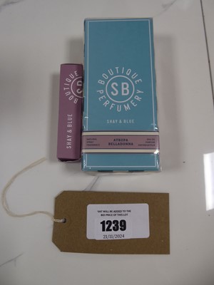 Lot 1239 - 2x Shay & Blue atropa belladonna eau de parfum...