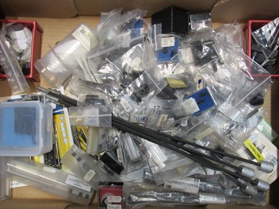 Lot 1334 - Box of shooting spares and accessories inc....