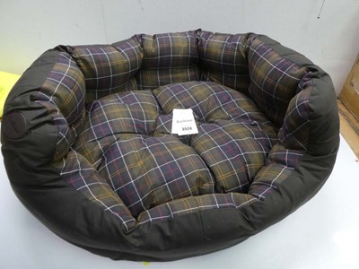 Lot 3524 - Barbour 35" classic wax / cotton dog bed