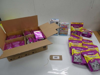 Lot 3528 - Box of 84 Whiska Junior kitten food pouches,...