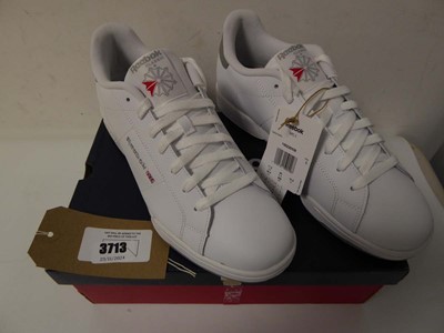 Lot 3713 - Boxed pair of men's Reebok NCP II trainers,...