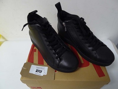 Lot 3717 - Boxed pair of Fitflop leather high-top...