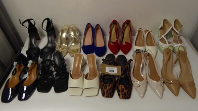 Lot 3726 - 12 ladies heels of various styles and sizes,...