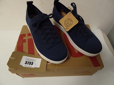 Lot 3733 - Boxed pair of Fitflop multi-knit sneakers,...