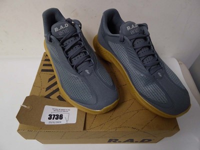 Lot 3736 - Boxed pair of R.A.D One trainers, stormy gum,...