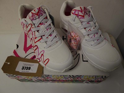 Lot 3739 - Boxed pair of ladies Skechers Spread The Love...