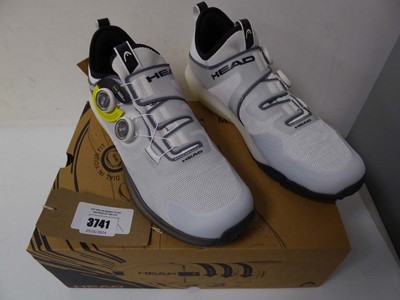 Lot 3741 - Boxed pair of men's Head trainers, white/black,...