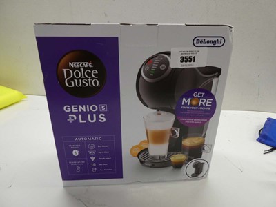 Lot 3551 - Nescafe Dolce Gusto Genio S Plus coffee maker