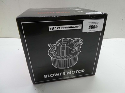 Lot 4605 - Apremium blower motor