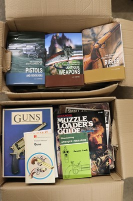 Lot 1345 - Two boxes of shooting related books