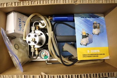 Lot 1347 - Boxed electric high pressure pneumatic pump