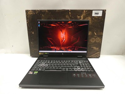 Lot 2002 - Acer Nitro 16 gaming laptop with AMD Ryzen 7...