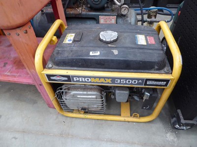 Lot 4357 - Briggs & Stratton ProMax 3500A motorised...