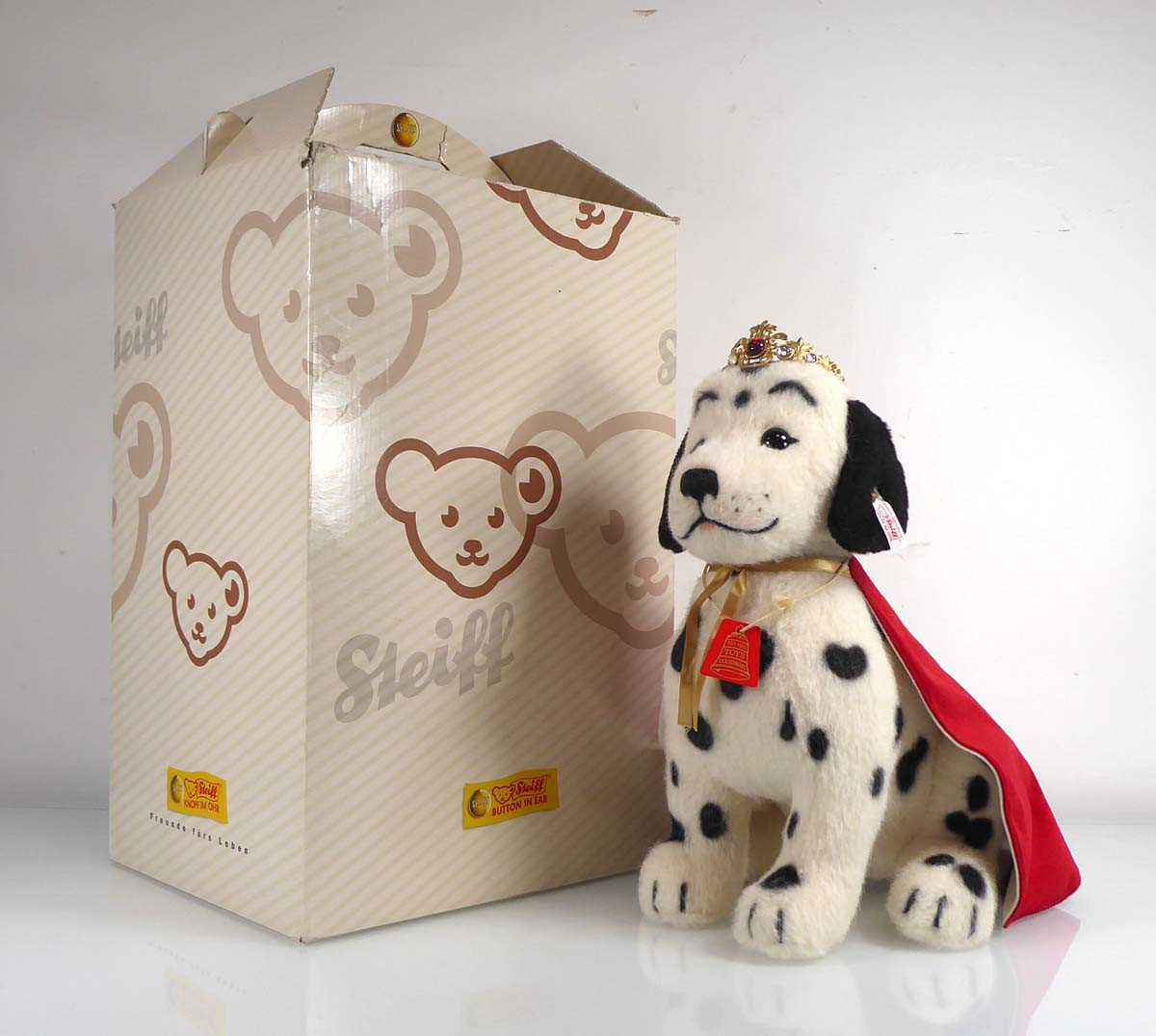 Lot 152 - A limited edition Steiff bear 'Royal Dalmatian'...