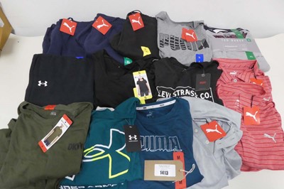 Lot Approx. 15 branded items of clothing to...