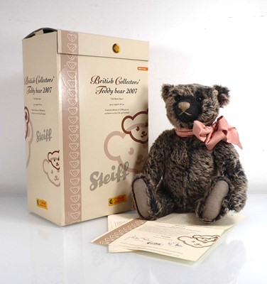 Lot 155 - A limited edition Steiff bear 'Old Black Bear',...