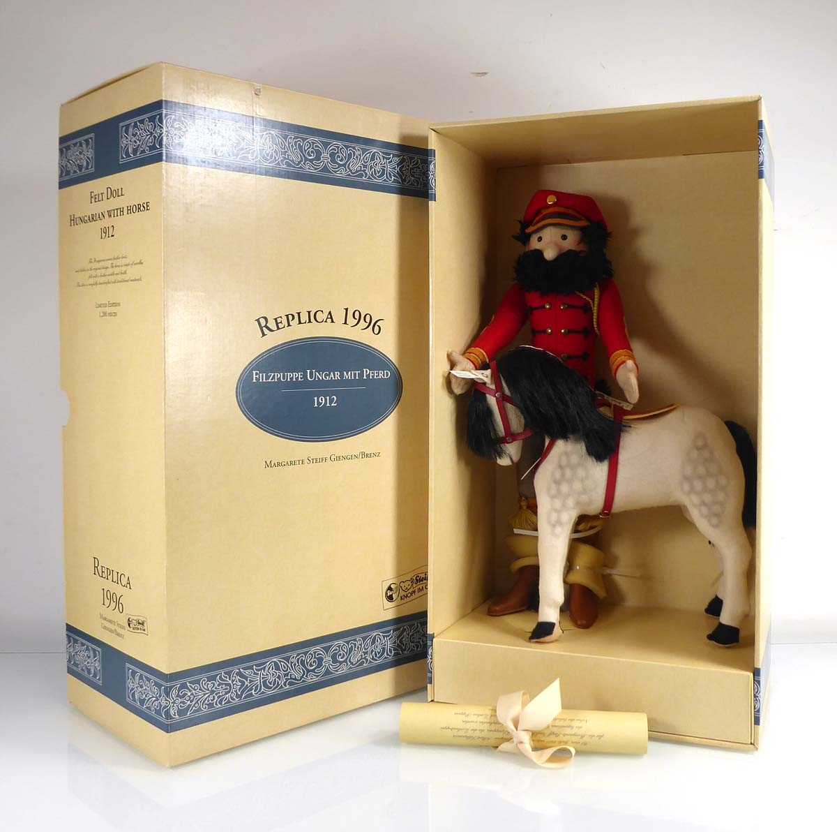 Lot 157 - A limited edition Steiff bear 'Hungarian with...