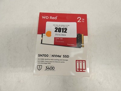 Lot 2012 - WD Red SN700 NVMe 2TB SSD