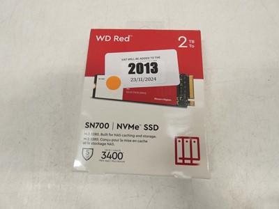 Lot 2013 - WD Red SN700 NVMe 2TB SSD