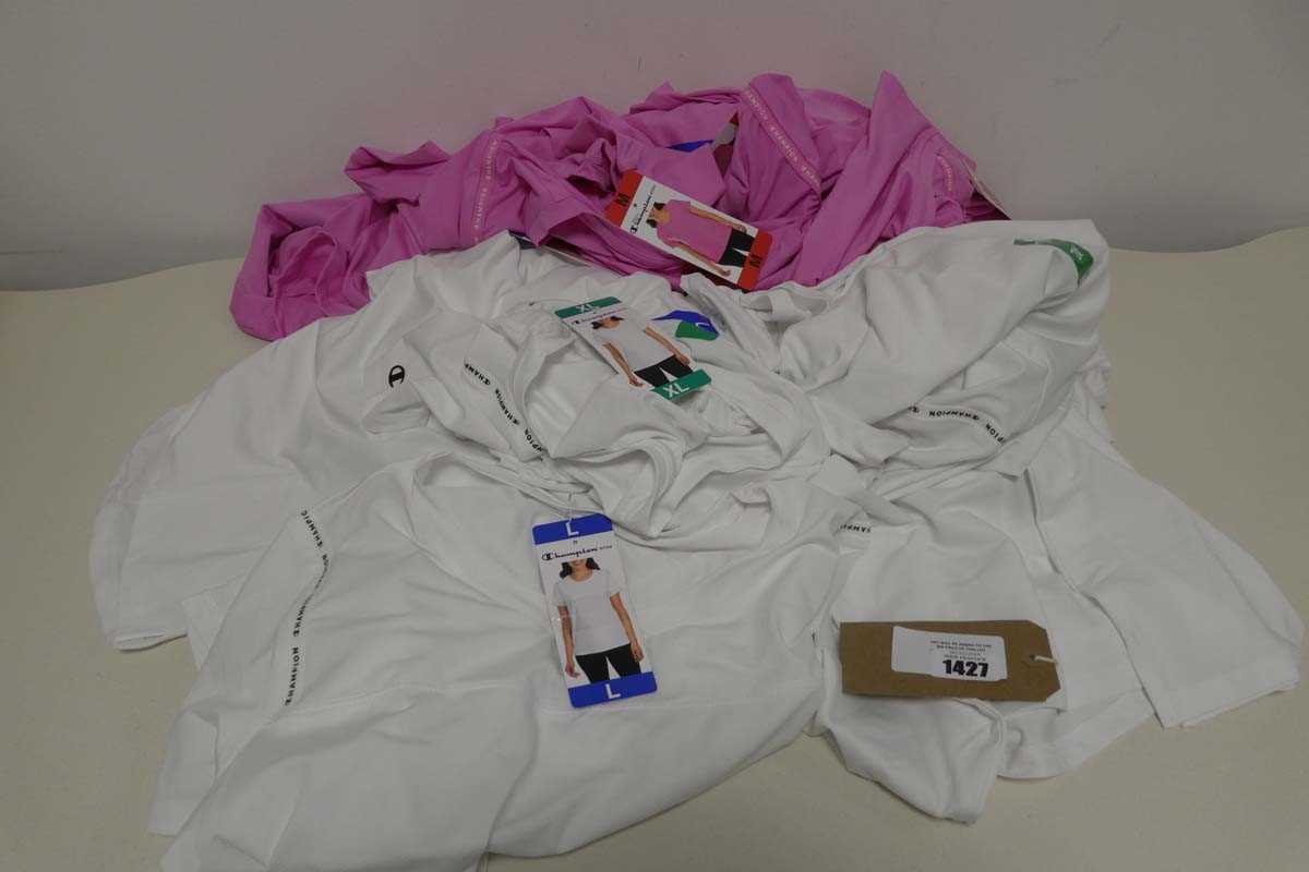 Lot 1427 - Approx. 20 ladies Champion t-shirts