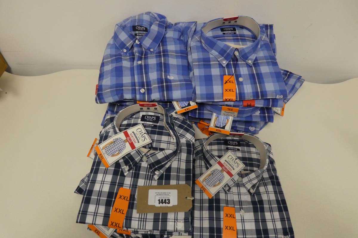 Lot 1443 - Approx. 18 men's Chaps short sleeve shirts