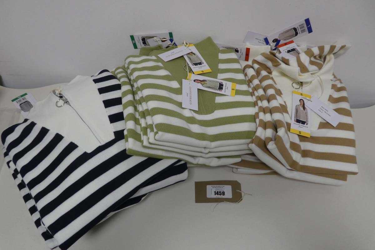 Lot 1459 - Approx. 20 ladies 1/4 zip jumpers by Gianni...