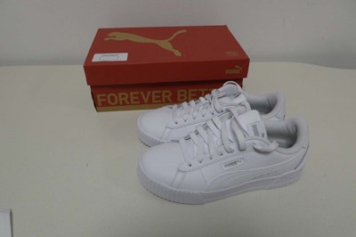 Lot Boxed pair of ladies Puma Crew Snake trainers...