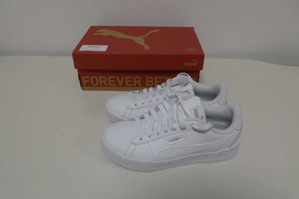 Lot 1464 - Boxed pair of ladies Puma Crew Snake trainers...