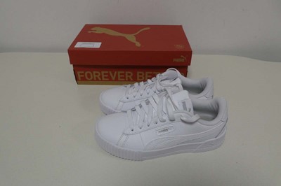 Lot Boxed pair of ladies Puma Crew Snake trainers...