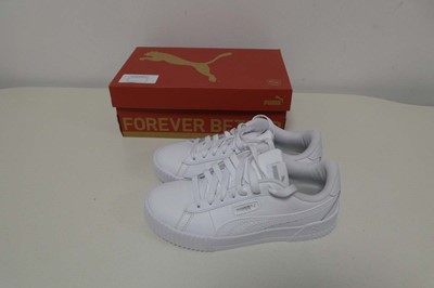 Lot Boxed pair of ladies Puma Crew Snake trainers...