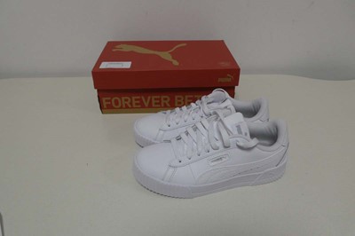 Lot Boxed pair of ladies Puma Crew Snake trainers...