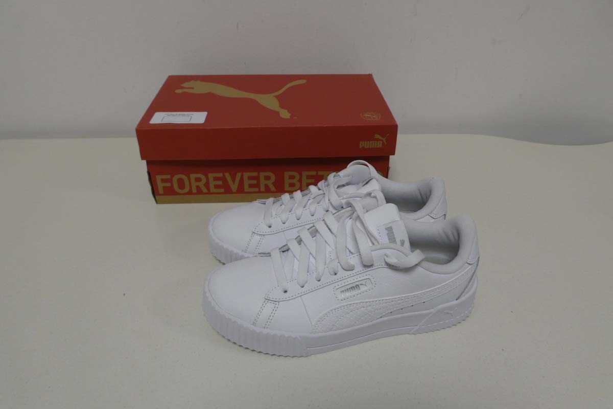 Lot 1468 - Boxed pair of ladies Puma Crew Snake trainers...