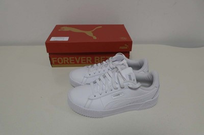 Lot Boxed pair of ladies Puma Crew Snake trainers...