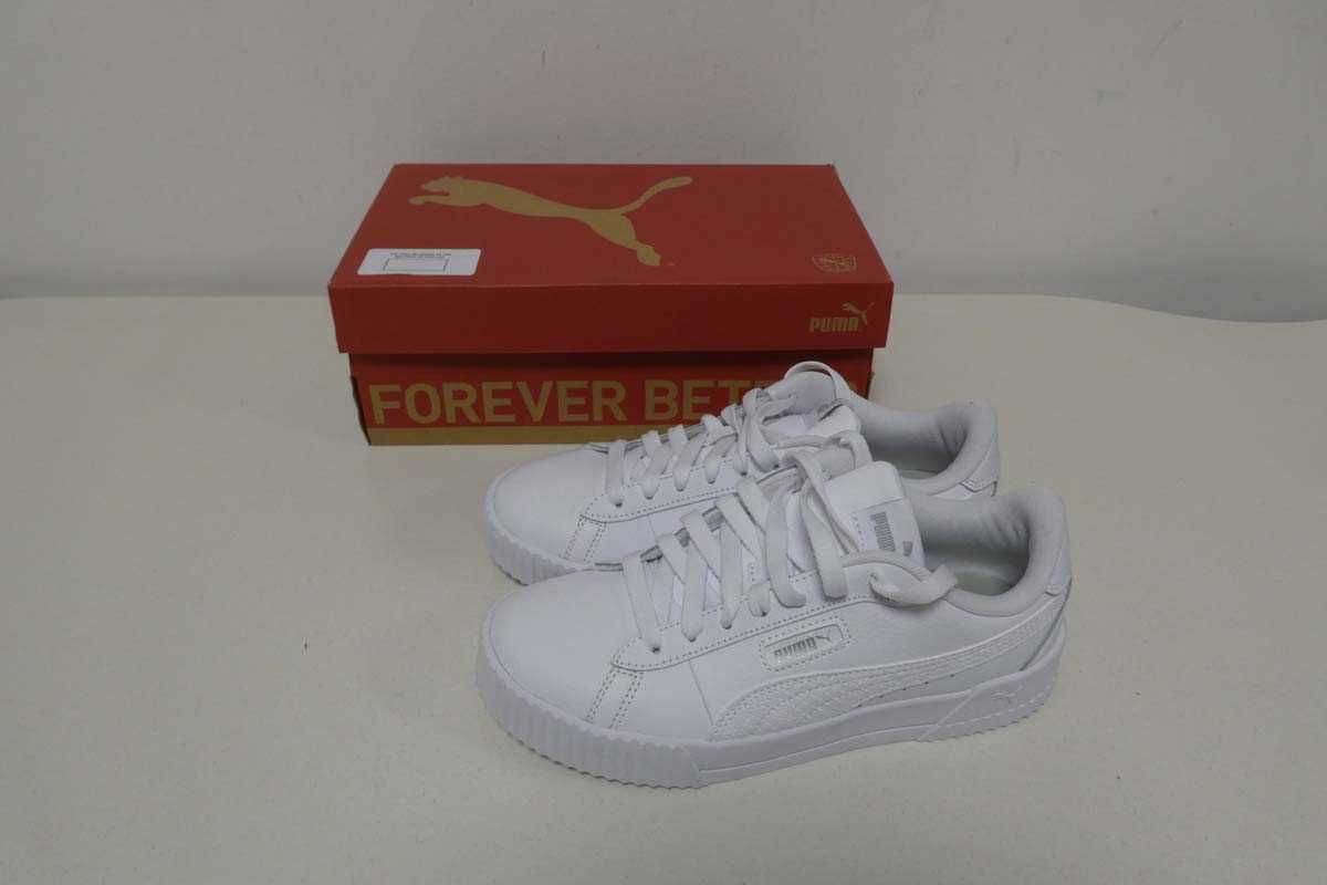 Lot 1470 - Boxed pair of ladies Puma Crew Snake trainers...