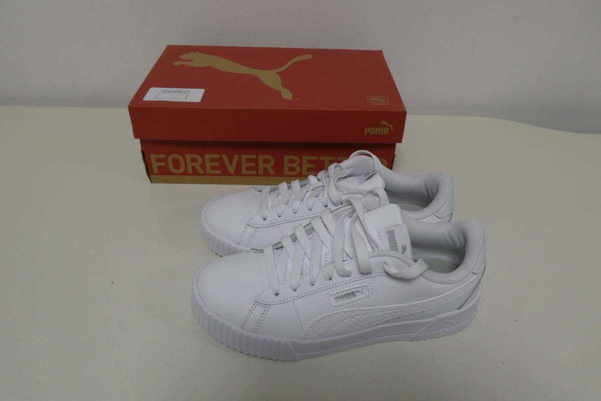 Lot 1471 - Boxed pair of ladies Puma Crew Snake trainers...