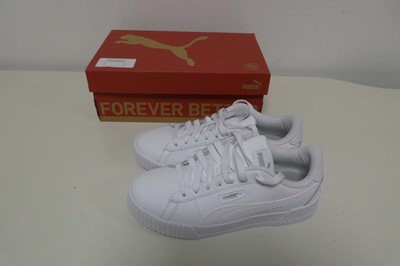 Lot Boxed pair of ladies Puma Crew Snake trainers...